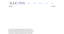 Desktop Screenshot of gic-engineering.com